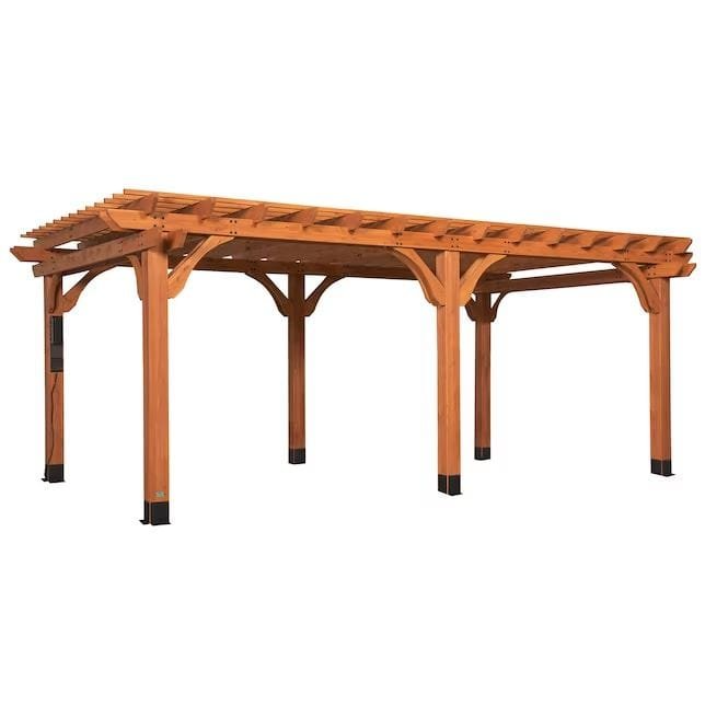 beaumont-20x12-cedar-wood-pergola-by-backyard-discovery-1.png Beaumont 20×12 Cedar Wood Pergola by Backyard Discovery - Image 1