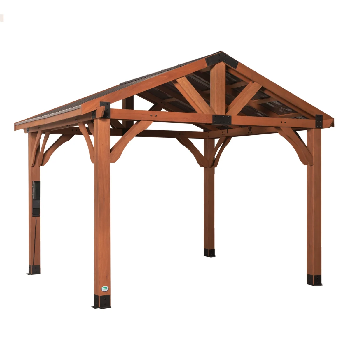 brookdale-12x10-cedar-wood-gazebo-with-powerport-by-backyard-discovery-1.png Brookdale 12×10 Cedar Wood Gazebo with PowerPort by Backyard Discovery - Image 1