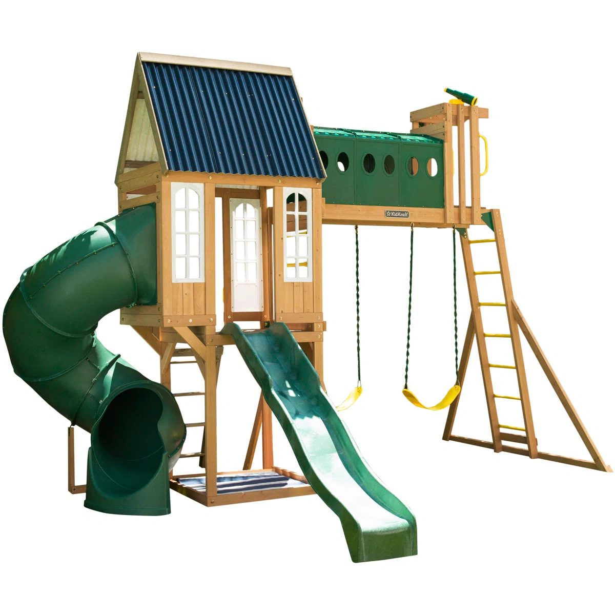 kidkraft-skyway-resort-wooden-swing-set-cedar-playset-for-kids-f29340-1.webp KidKraft Skyway Resort Wooden Swing Set – Cedar Playset for Kids | F29340 - Image 1