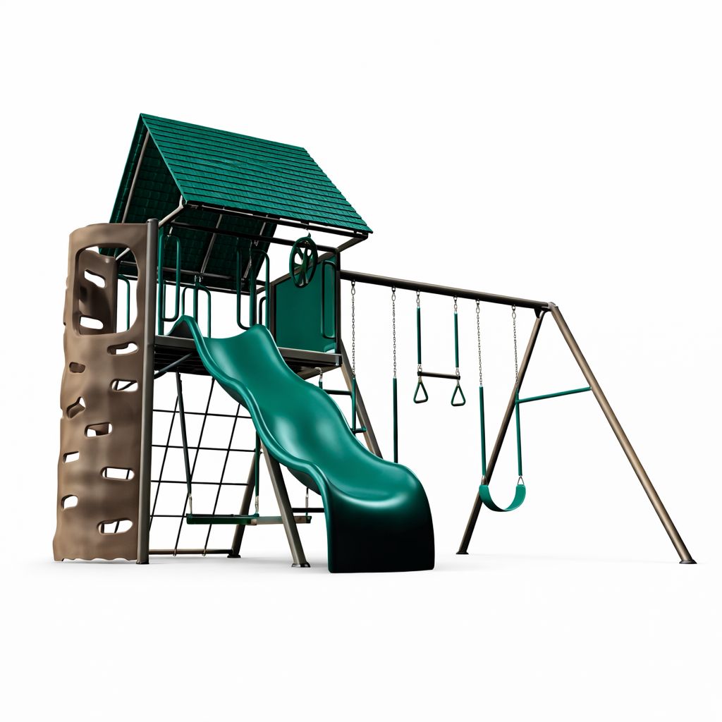 lifetime-big-stuff-swing-set-9-ft-slide-swings-clubhouse-model-91069-1.png Lifetime Big Stuff Swing Set – 9-Ft Slide, Swings & Clubhouse | Model 91069 - Image 1