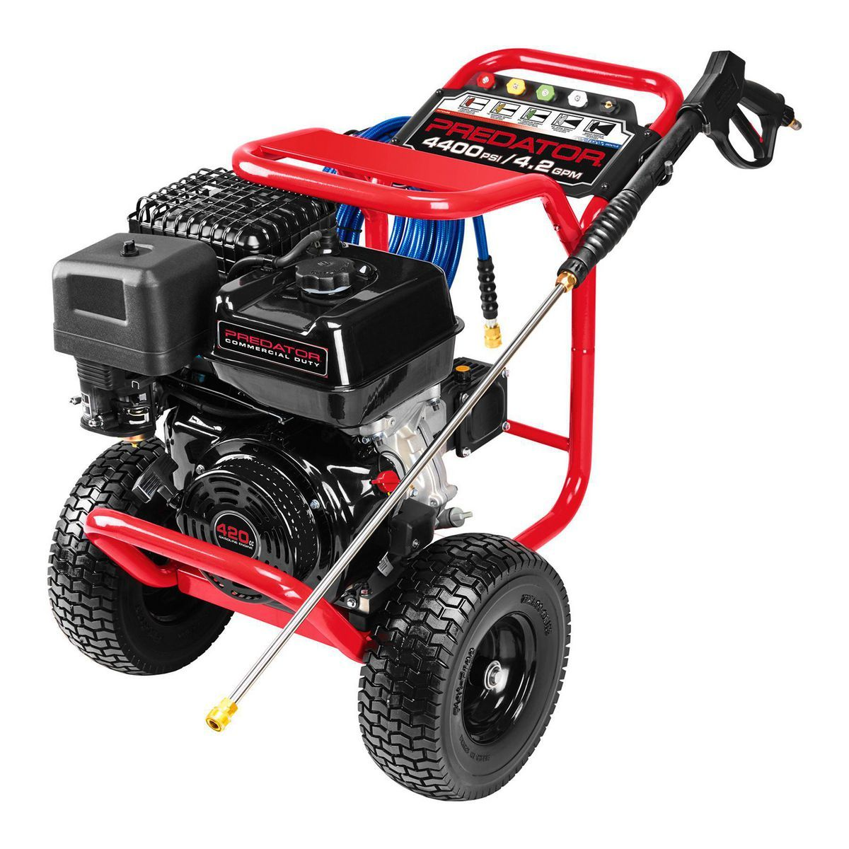 pop-product-10-image-1.png Predator 4400 PSI, 4.2 GPM, 13 HP (420cc) Commercial Duty Pressure Washer EPA - Image 1
