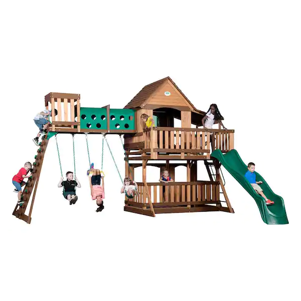 pop-product-30-image-1.png Backyard Discovery Woodridge Elite Swing Set - Image 1