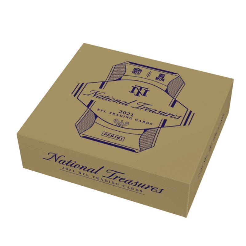 2021PaniniNationalTreasuresFootballHobbyCover_f7a71598-d1df-4232-8cd8-5aba0bdff72a.jpg 2021 Panini National Treasures Football Hobby Case (4ct) - Image 1