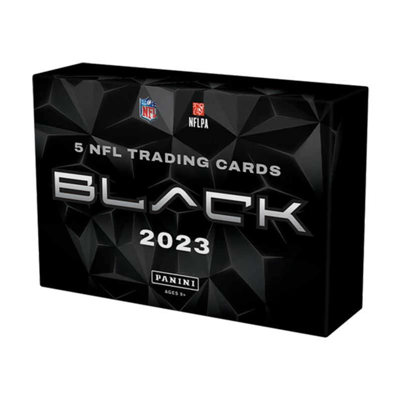 2023PaniniBlackFootballHobbyBox.png 2023 Panini Black Football Hobby Box - Image 1