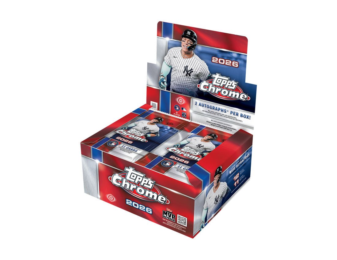 26-chrome-bb-jumbo.jpg 2026 Topps Chrome Baseball Jumbo Box (Presale 7/22) - Image 1