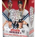 2026 Topps Series 1 Baseball Blaster Box, Look for Retail Exclusive Holo Holo Foil Parallels & Spring Training Variations
