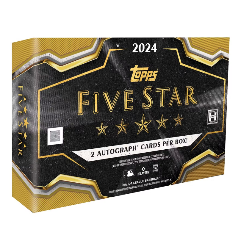 resizingforshopify-2024-09-19T112049.398_fb986ac6-d827-4cda-8dde-0cdeb8718d25.png 2024 Topps Five Star Baseball Hobby Box - Image 1