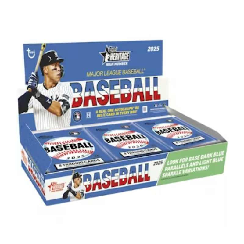 resizingforshopify-2025-12-04T165344.948.png 2025 Topps Heritage High Number Baseball Hobby 12 Box Case - Image 1