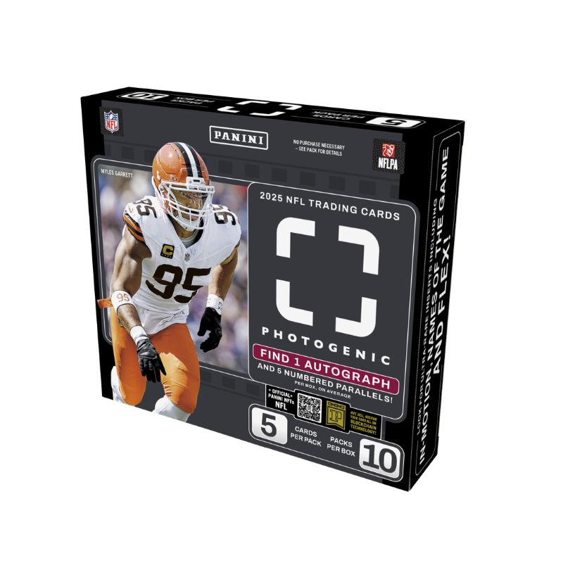 resizingforshopify-2026-03-23T120639.522.png 2025 Panini Photogenic Football Hobby 14 Box Case - Image 1