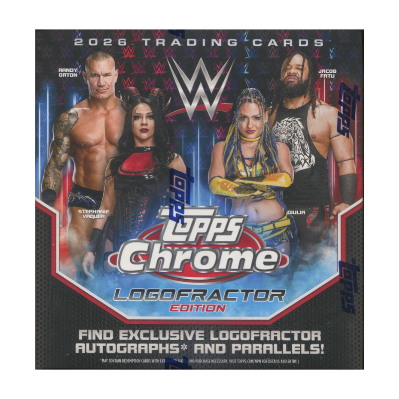 resizingforshopify-2026-04-24T111036.303.png 2026 Topps Chrome WWE Logofractor Box - Image 1